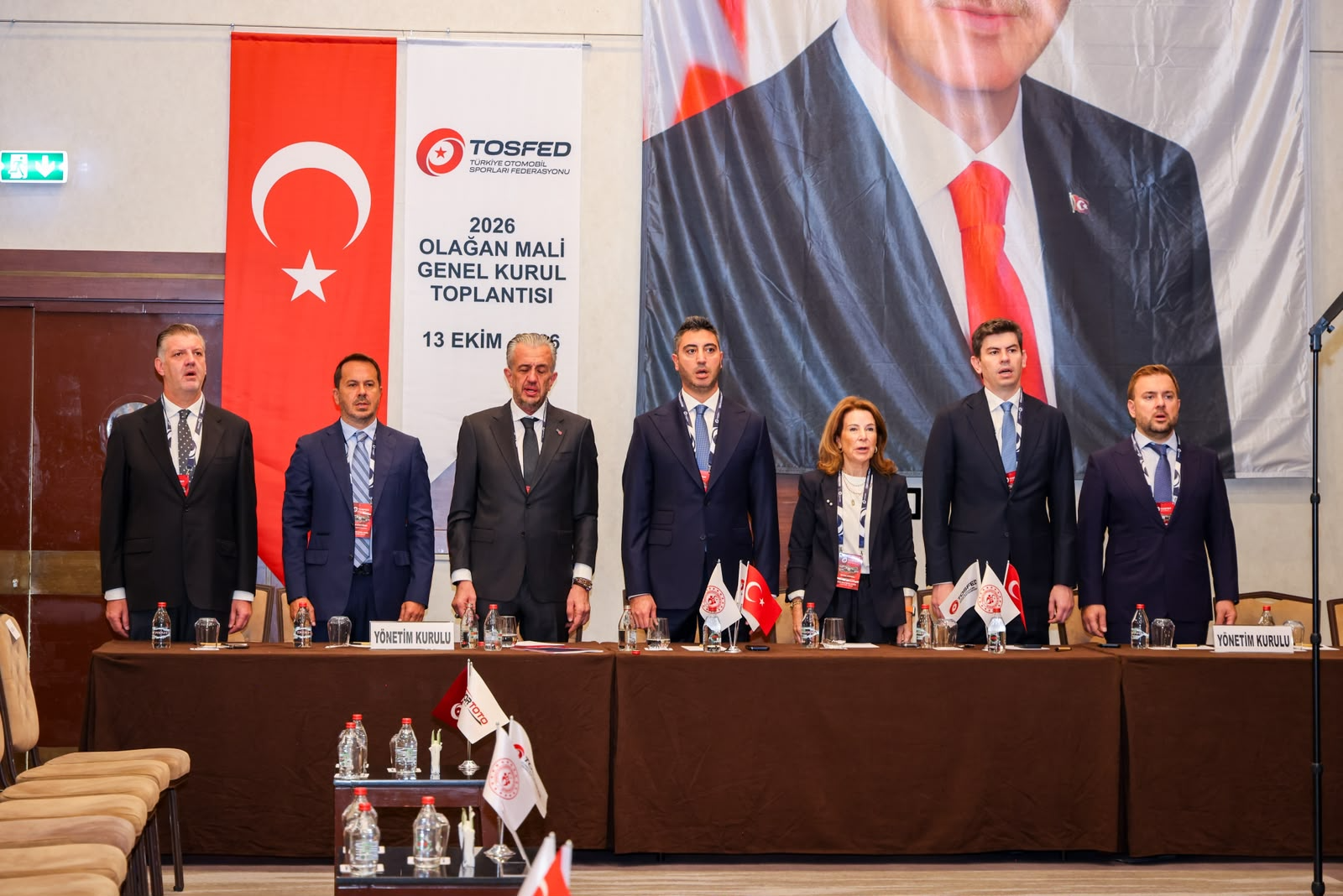 Eren Üçlertoprağı ve TOSFED yönetimi Ankara’daki Mali Genel Kurul’da